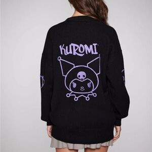 KUROMI CHAIN CARDIGAN SWEATER